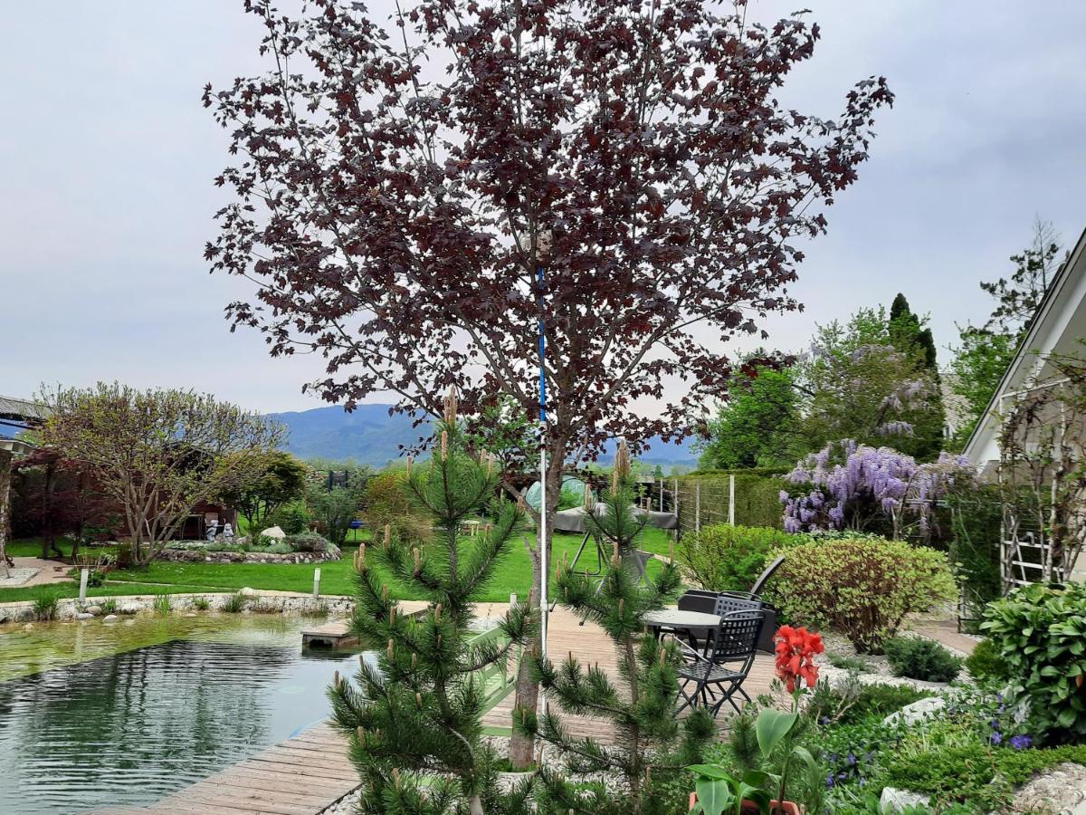Garden Paradise Bled Apartments - Garden, Pond And Castle View Bagian luar foto